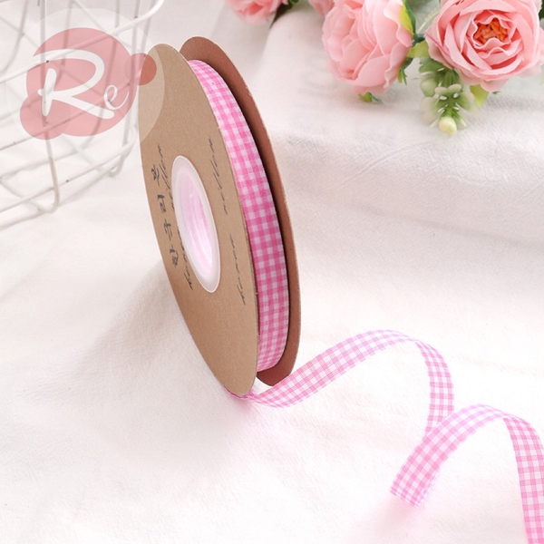Ruybang 1cm-50m - Kẻ caro - Hồng