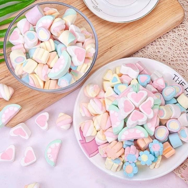 Kẹo Marshmallow (Gói 500g) - Mix