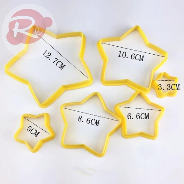 Khuôn ấn fondant - Sao rỗng