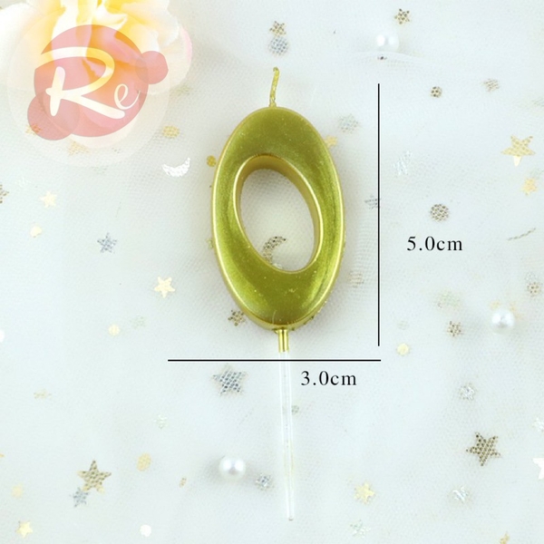 Nến số nhũ - Số 0 (Loại 1)