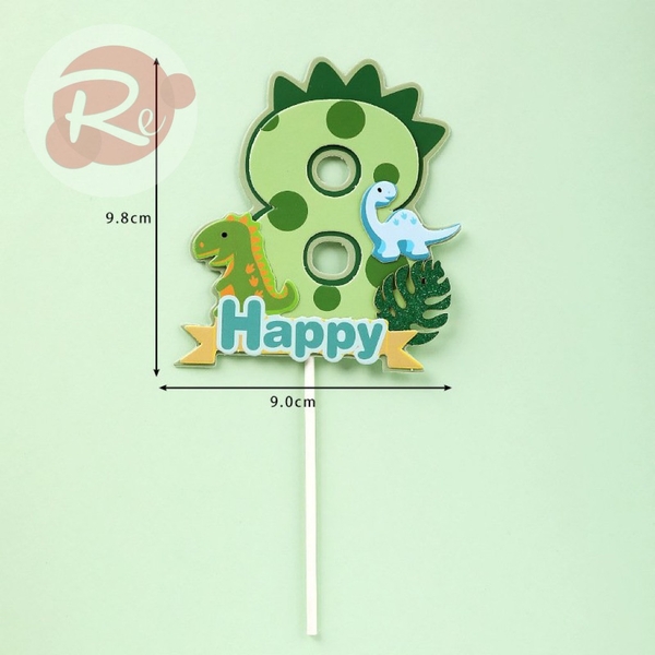 Que cắm số Happy - Số 8