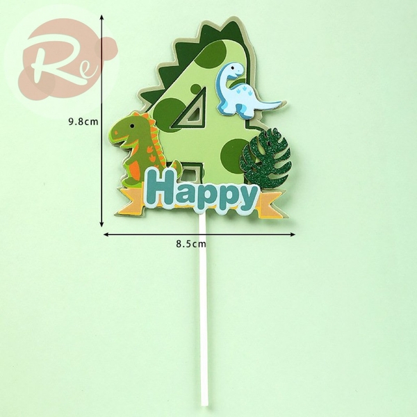 Que cắm số Happy - Số 4