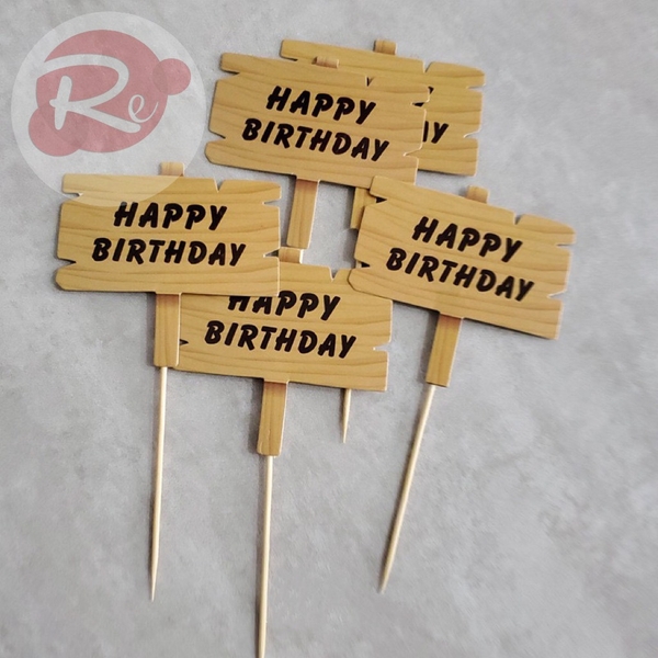 Bảng gỗ HPBD - Chữ nhật (Set 5 cây)