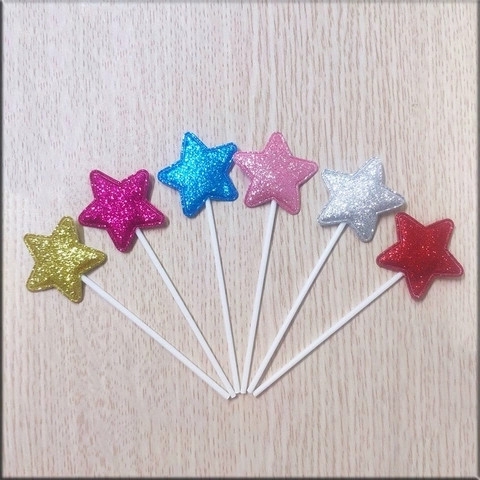 Da phồng - Sao nhũ - Mix (set 60 cây)