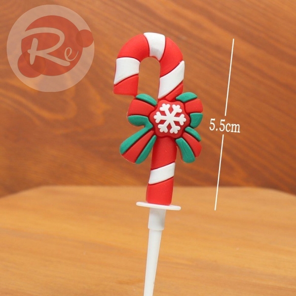 Que cắm Silicon Noel 2023 - Mẫu 28