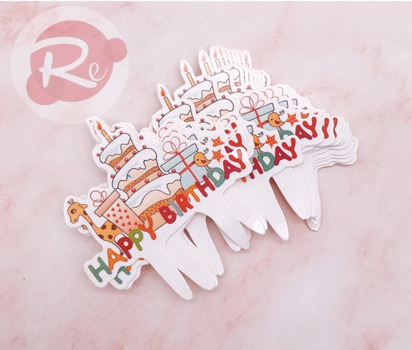 Set 50 thẻ - Hươu con HPBD