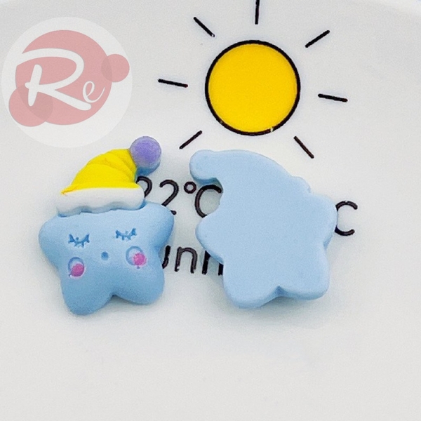 Hạt charm - Sao xanh