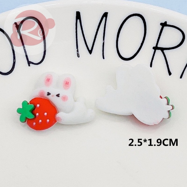 Hạt charm - Thỏ Cony và Dâu tây 2