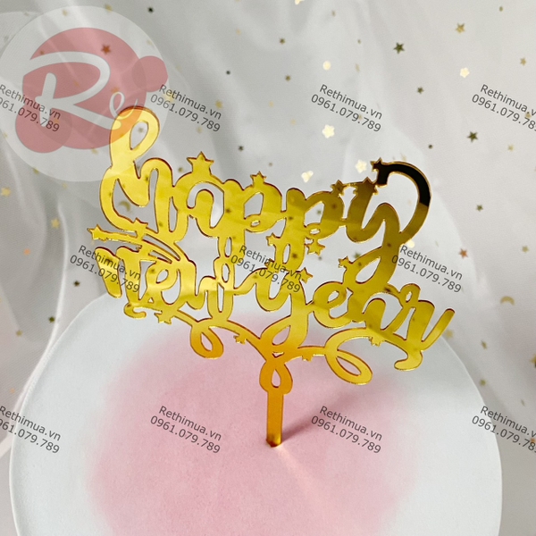 Thẻ meka - Happy New Year - Mẫu 2 (gói 10 chiếc)