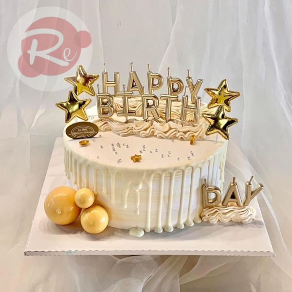 Bộ nến HPBD - Vàng