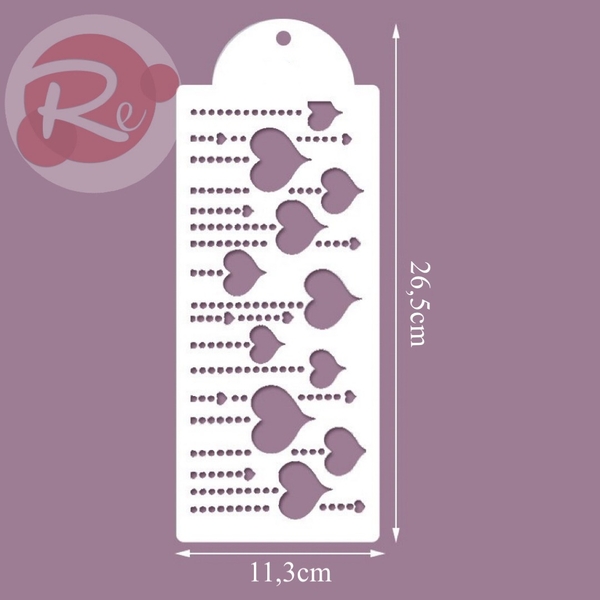 Miếng tạo hình hoa văn - Trái tim