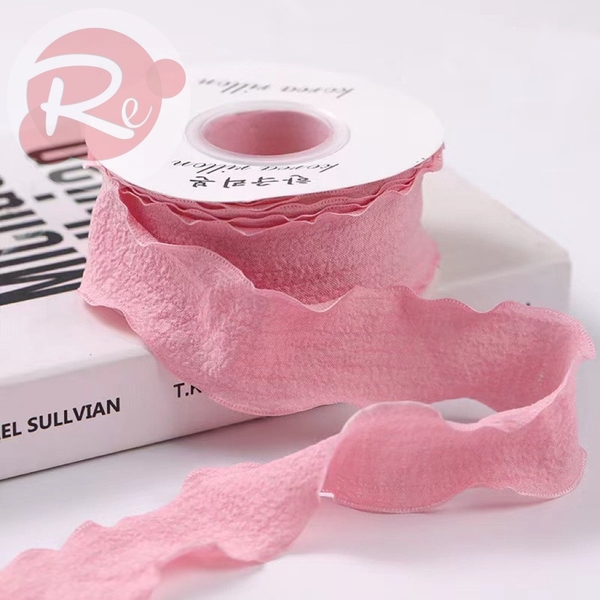 Ruybang vải nhúm (4cmx10m) - Hồng đất