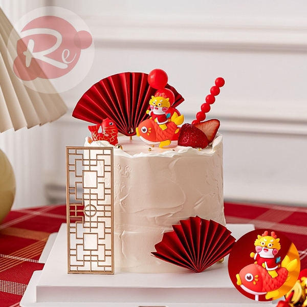 Que cắm Silicon - Rồng cưỡi cá chép