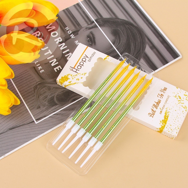 Nến nhũ Pastel - Xanh