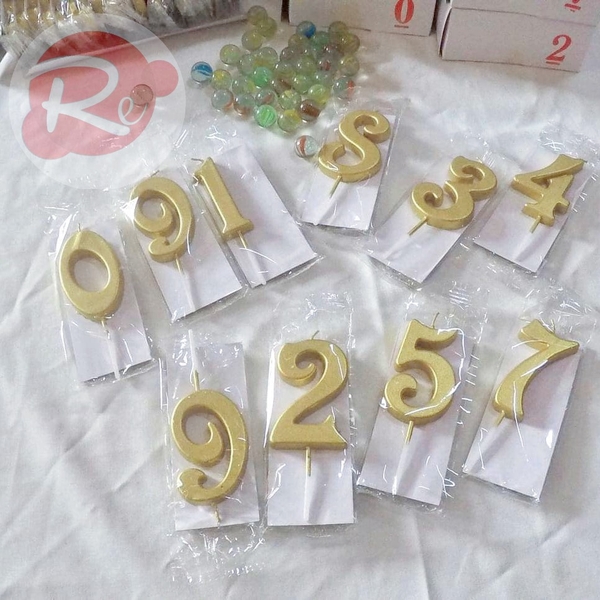 Nến số nhũ - (Loại 1) - Không Hộp