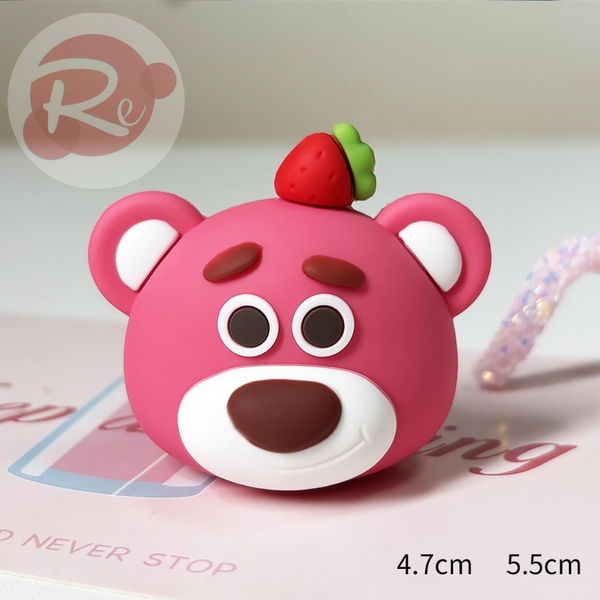 Que cắm Silicon - Đầu gấu Lotso