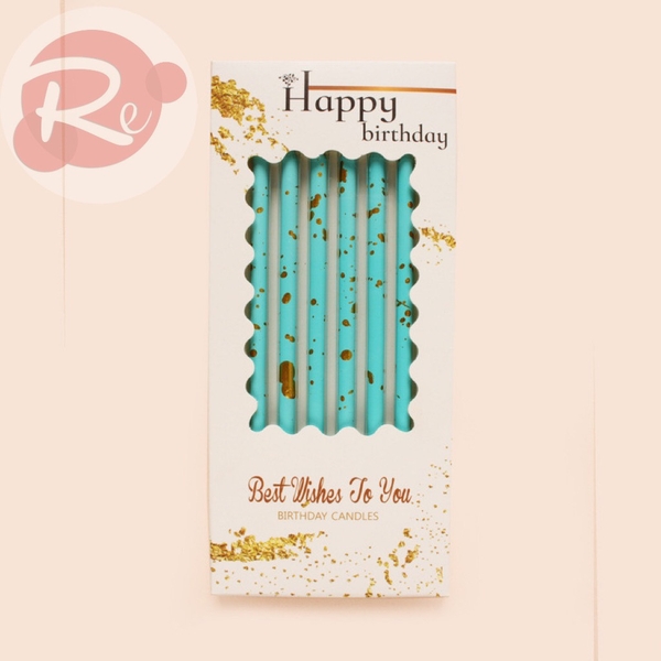 Nến nhũ Pastel - Xanh dương