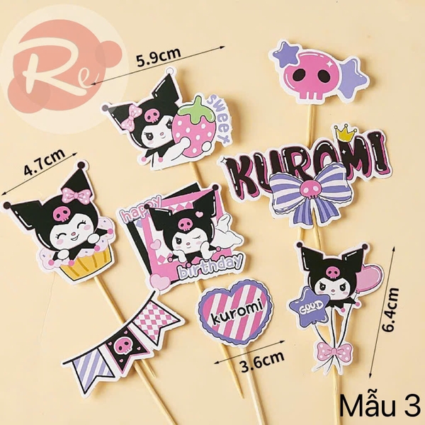 Gói 10 SCG Mèo Sweet Kuromi - Mẫu 3