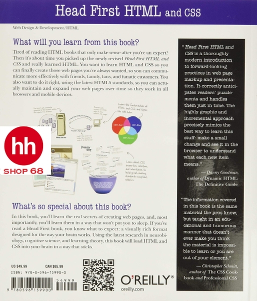 Head First HTML and CSS: A Learner's Guide to Creating Standards-Based ...