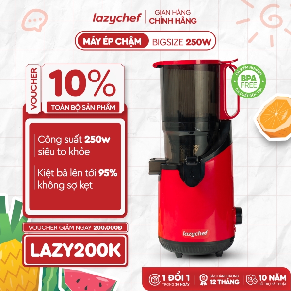 Máy ép chậm Bigsize 3S Lazychef