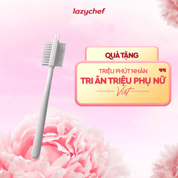 Bộ bàn chải vệ sinh máy Lazychef làm sạch đồ dùng gia đình