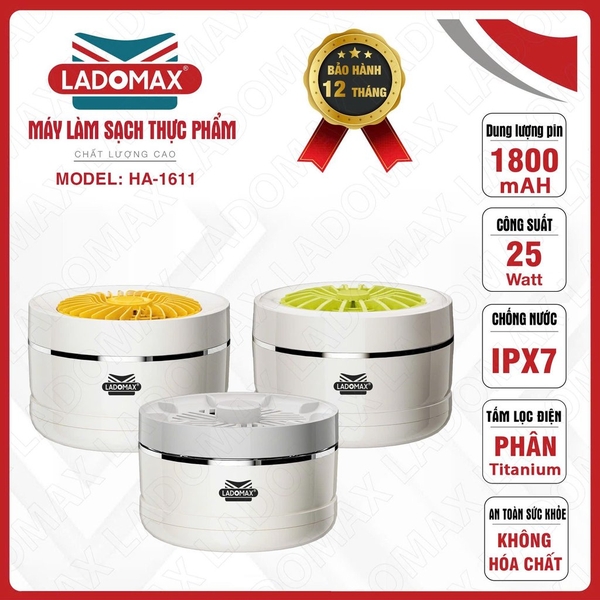 may-lam-sach-thuc-pham-ladomax-ha-1611-cong-nghe-hydroxyl-lam-sach-hoa-chat-diet