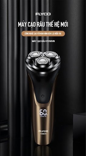 may-cao-rau-3-luoi-chong-tham-nuoc-flyco-fs198vn