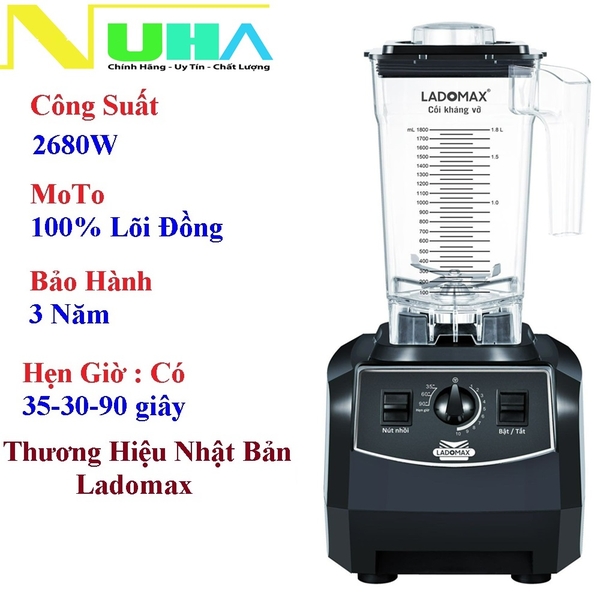 may-xay-sinh-to-cong-nghiep-chuyen-quan-ladomax-2680w-ha-9116-moto-dong-2-che-do
