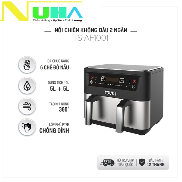 noi-chien-khong-dau-stuki-af1001-2-ngan-rieng-biet-khong-at-mui-dung-tich-10l-6-