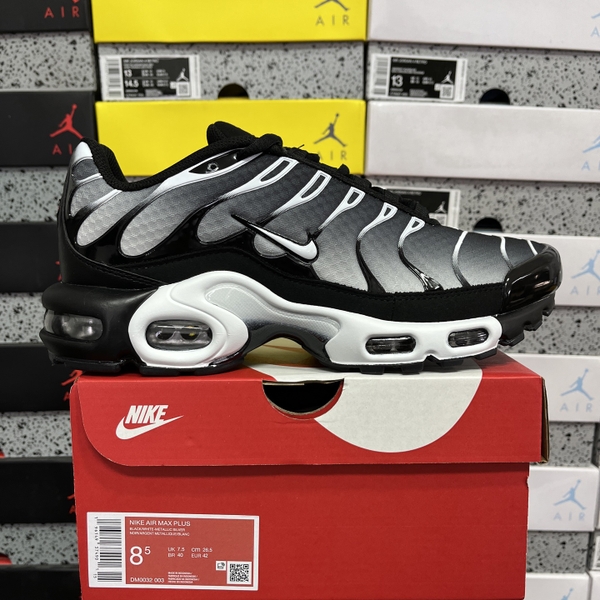 nike air max plus metallic silver