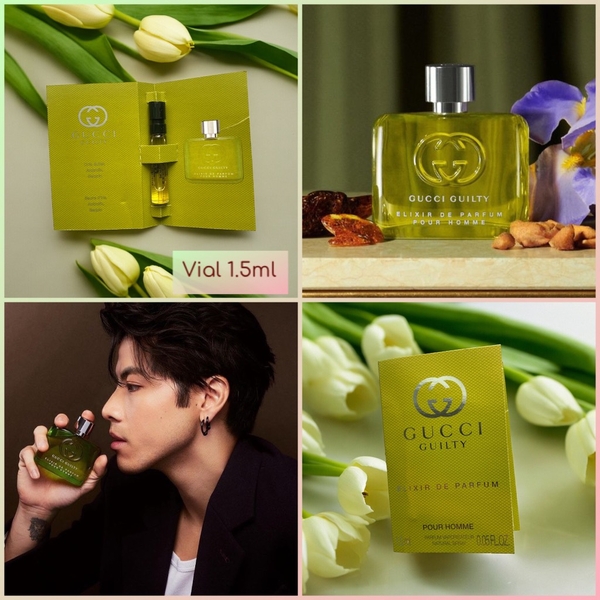 Vial Nước Hoa Gucci Guilty Elixir De Parfum Pour Homme Tumo Shop