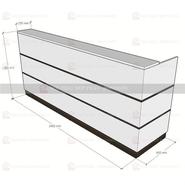 QUẦY LỄ TÂN RẺ ĐẸP