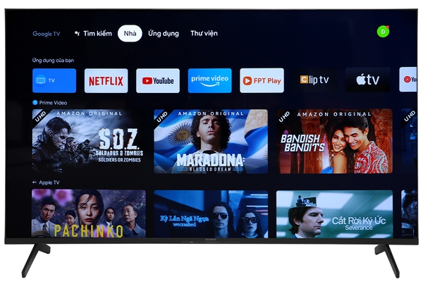 Google Tivi Sony 4K 55 inch KD 55X80K
