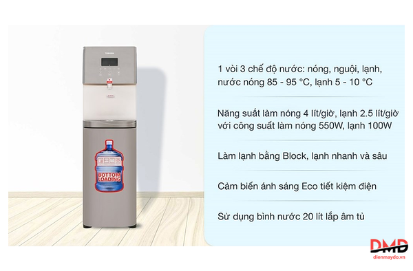 Cây nước nóng lạnh Toshiba RWF-W1830UVBV(T) 650W