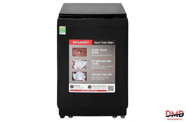Máy giặt Sharp 12.5 kg ES-TM125CN-BK