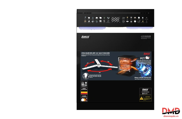 Máy rửa bát 15 bộ Lorca LCI 9018SMS08B