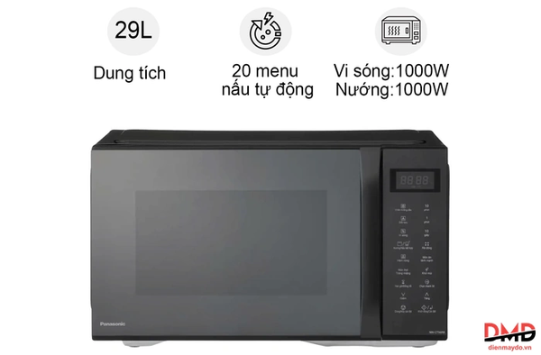 Lò vi sóng Nướng Đối Lưu Chiên Không Dầu Panasonic NN-CT56RBYUE 29 lít