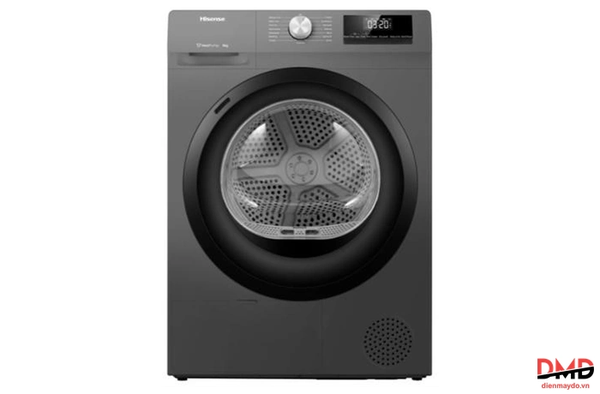 Máy sấy bơm nhiệt Hisense 8 kg DH80N1T