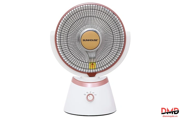 Quạt sưởi đèn carbon Sunhouse SHD7008