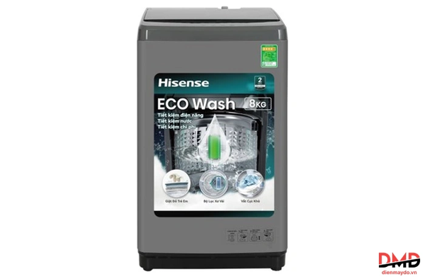 Máy giặt Hisense 8 kg WTZQ8012UT