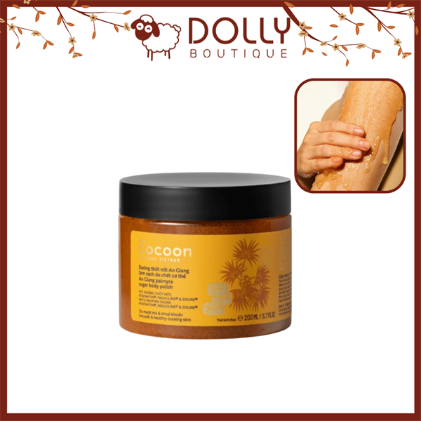 Tẩy Da Chết Cơ Thể Cocoon Đường Thốt Nốt An Giang Palmyra Palm Sugar Body Polish 200ml