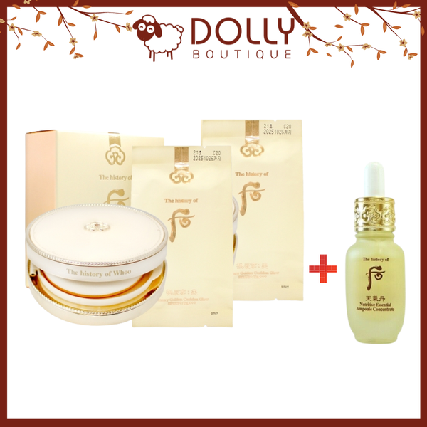 Phấn Nước The History of Whoo Luxury Golden Cushion Glow Speacial set (13gx3)