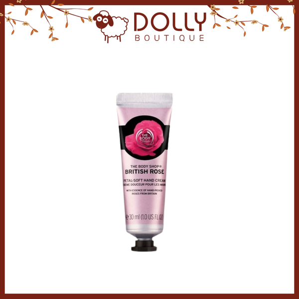 Kem Dưỡng Da Tay The Body Shop British Rose Petal-Soft Hand Cream 30 ml