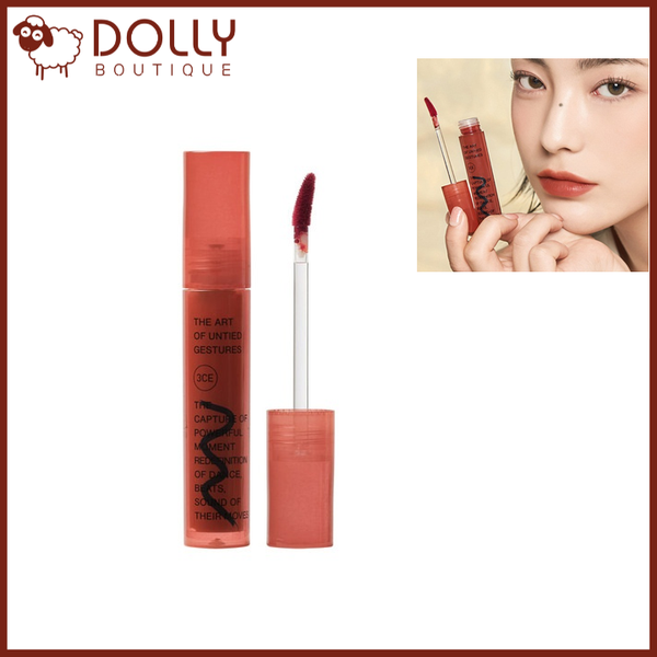 Son Kem Lì dạng Tint 3CE Cho Viền Môi Mờ Ảo Không Lem Khi Đeo Khẩu Trang Blur Water Tint  #Sepia