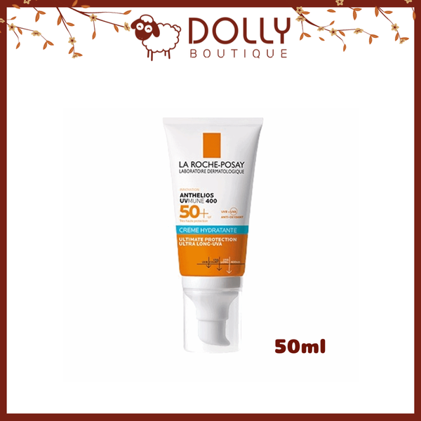 Kem Chống Nắng La Roche-Posay Anthelios UV400 Ultra Resistant Hydrating SPF 50+ Cream 50ml 0626