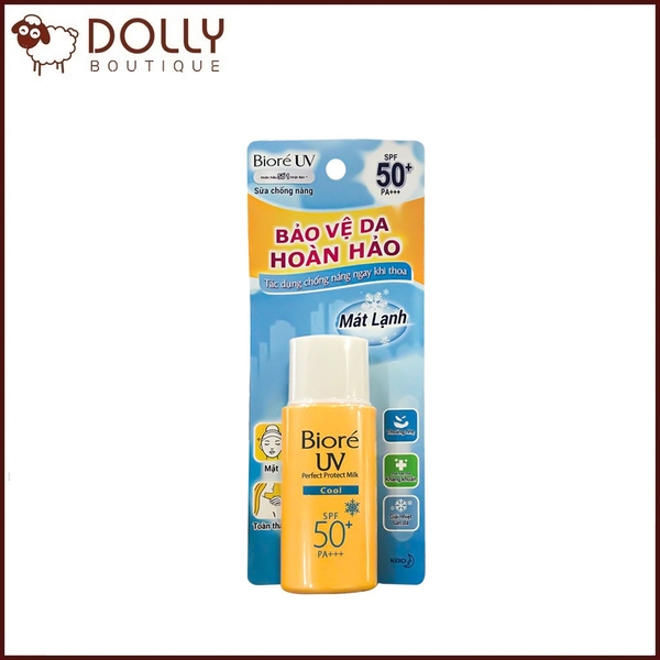 Sữa Chống Nắng Mát Lạnh Bioré UV Perfect Protect Milk Cool 25ml