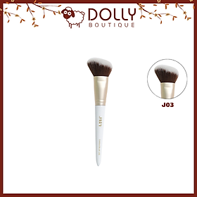 Cọ tạo khối Jary Contour Brush J03, đầu cọ vát mềm mại, dễ tán phấn, tạo đường nét khuôn mặt tự nhiên và sắc sảo.