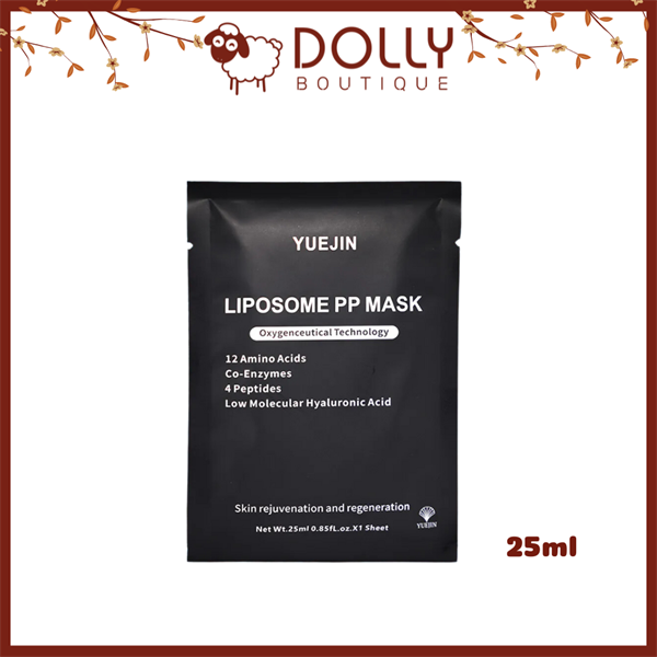 Mặt Nạ Giấy Đen Phục Hồi, Cấp Ẩm Yuejin Liposome PP Mask 25ml