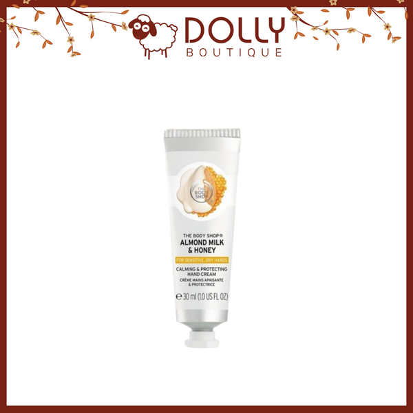 Kem Dưỡng Da Tay The Body Shop  Almond Milk & Honey Calming & Protecting Hand Cream 30ml