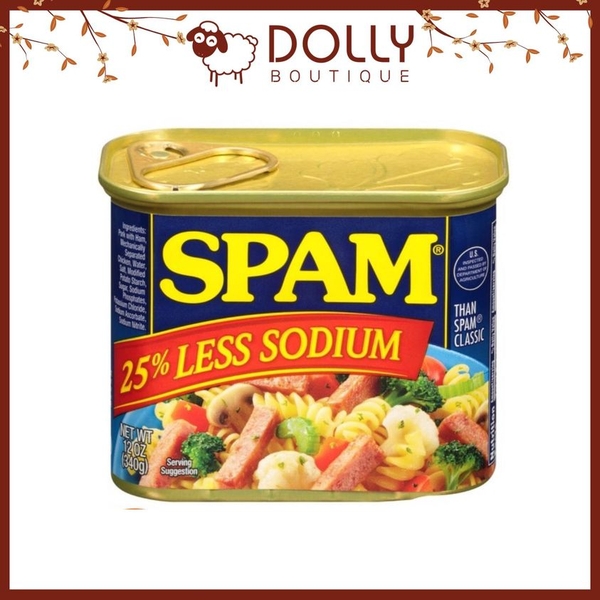 Thịt Hộp SPAM Ít Mặn 25% Less Sodium